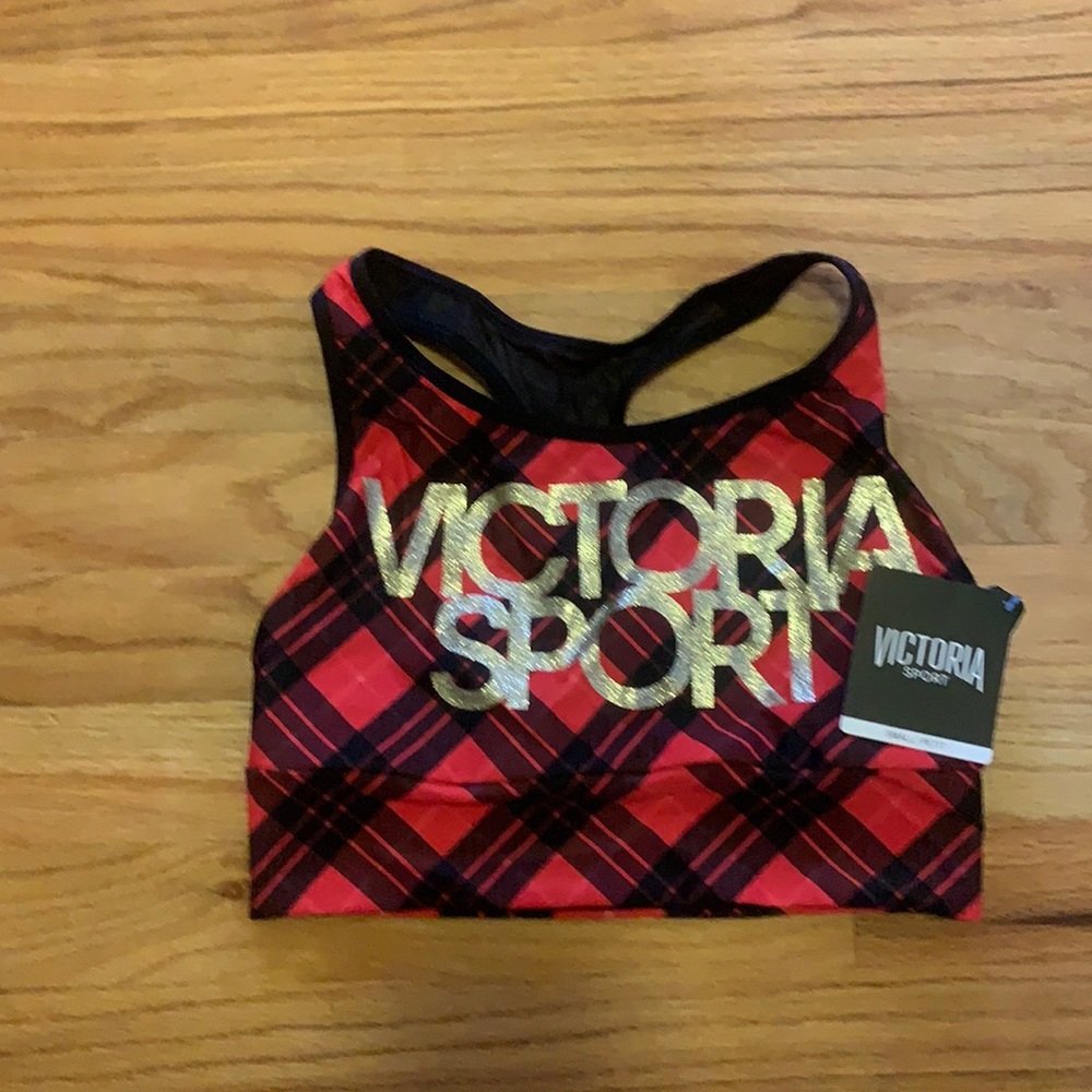 Victoria Secret Sport plaid sports bra